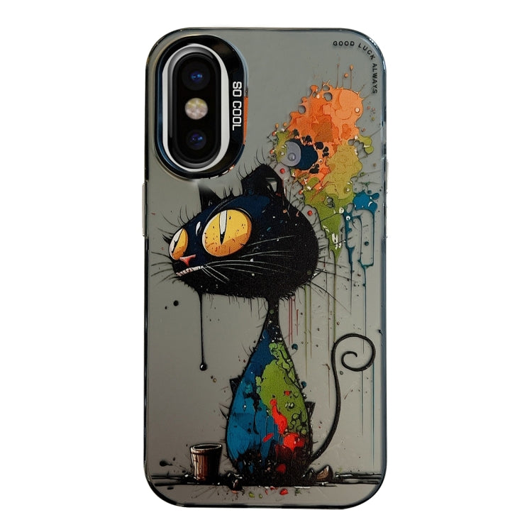 Animal Pattern Oil Painting Series PC + TPU Phone Case, For iPhone 11 Pro Max, For iPhone 11�����...