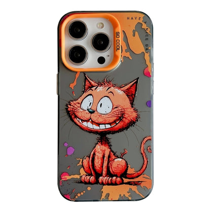 Animal Pattern Oil Painting Series PC + TPU Phone Case, For iPhone 16 Pro Max, For iPhone 16 Pro�...