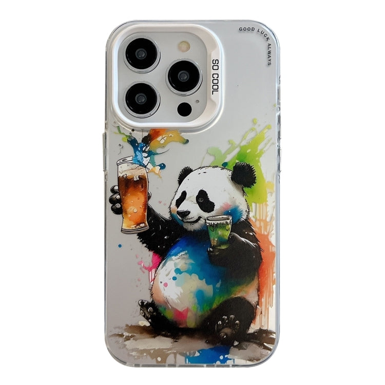 Animal Pattern Oil Painting Series PC + TPU Phone Case, For iPhone 16 Pro Max, For iPhone 16 Pro�...