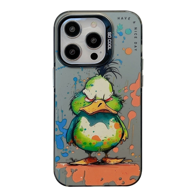 Animal Pattern Oil Painting Series PC + TPU Phone Case, For iPhone 16 Pro Max, For iPhone 16 Pro�...