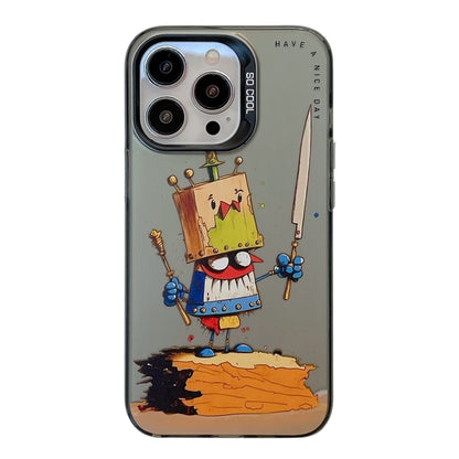 Animal Pattern Oil Painting Series PC + TPU Phone Case, For iPhone 16 Pro Max, For iPhone 16 Pro�...