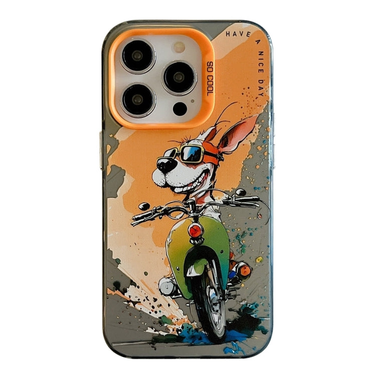 Animal Pattern Oil Painting Series PC + TPU Phone Case, For iPhone 16 Pro Max, For iPhone 16 Pro�...