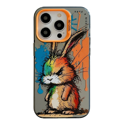 Animal Pattern Oil Painting Series PC + TPU Phone Case, For iPhone 16 Pro Max, For iPhone 16 Pro�...
