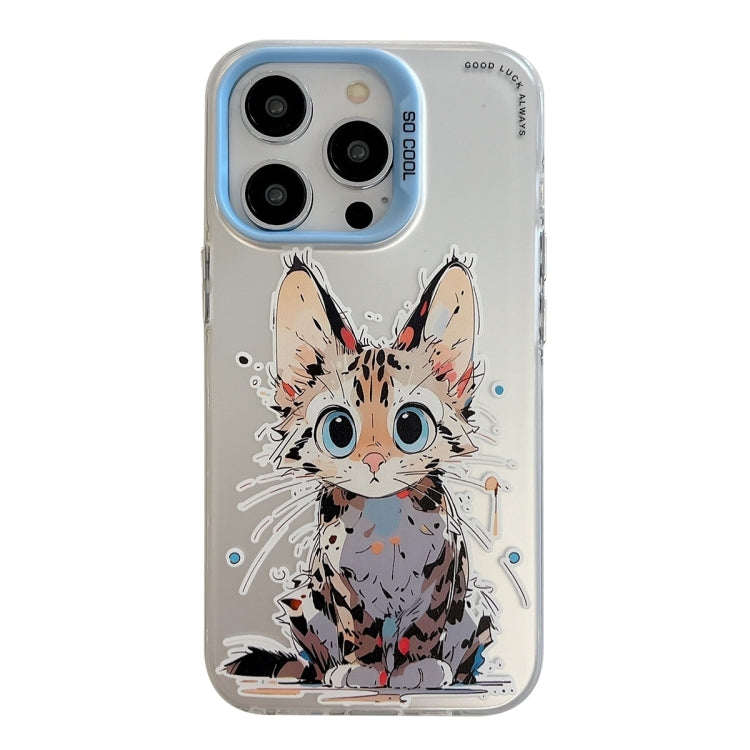 Animal Pattern Oil Painting Series PC + TPU Phone Case, For iPhone 16 Pro Max, For iPhone 16 Pro�...
