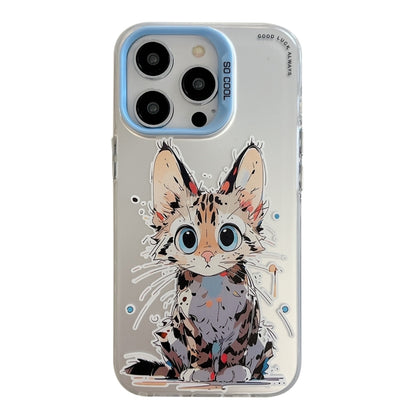 Animal Pattern Oil Painting Series PC + TPU Phone Case, For iPhone 16 Pro Max, For iPhone 16 Pro�...