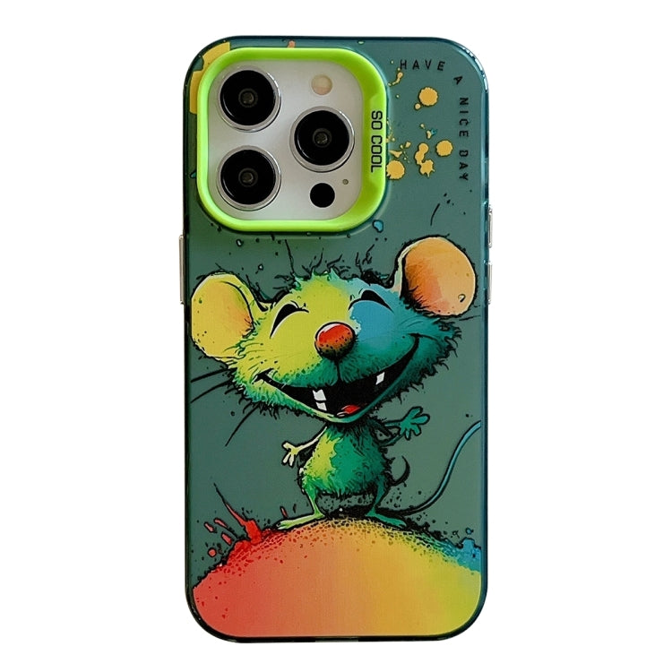 Animal Pattern Oil Painting Series PC + TPU Phone Case, For iPhone 16 Pro Max, For iPhone 16 Pro�...