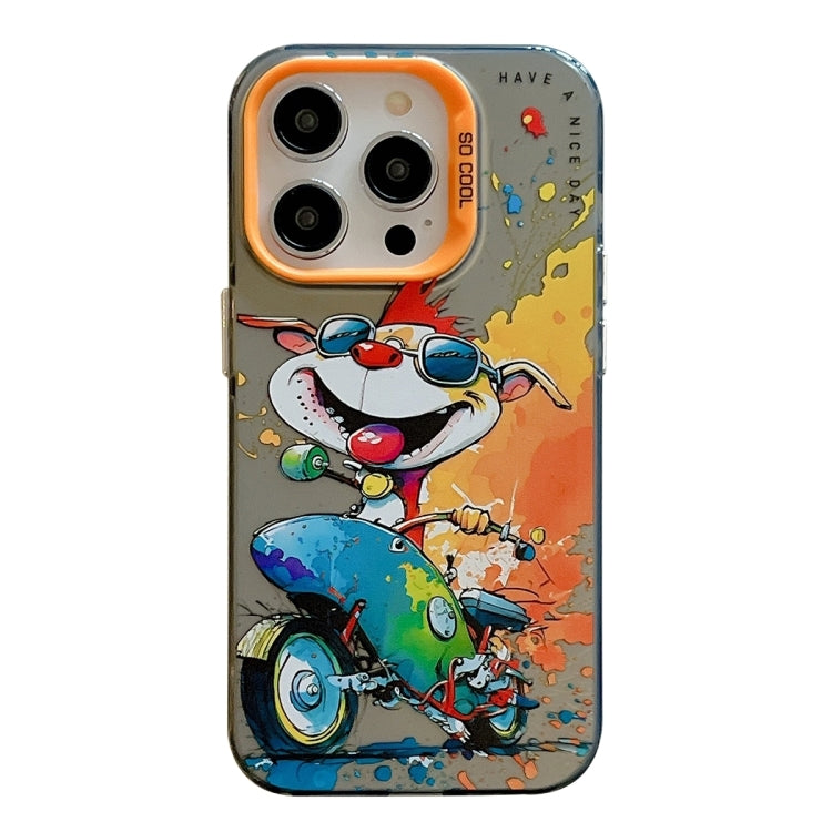 Animal Pattern Oil Painting Series PC + TPU Phone Case, For iPhone 16 Pro Max, For iPhone 16 Pro�...