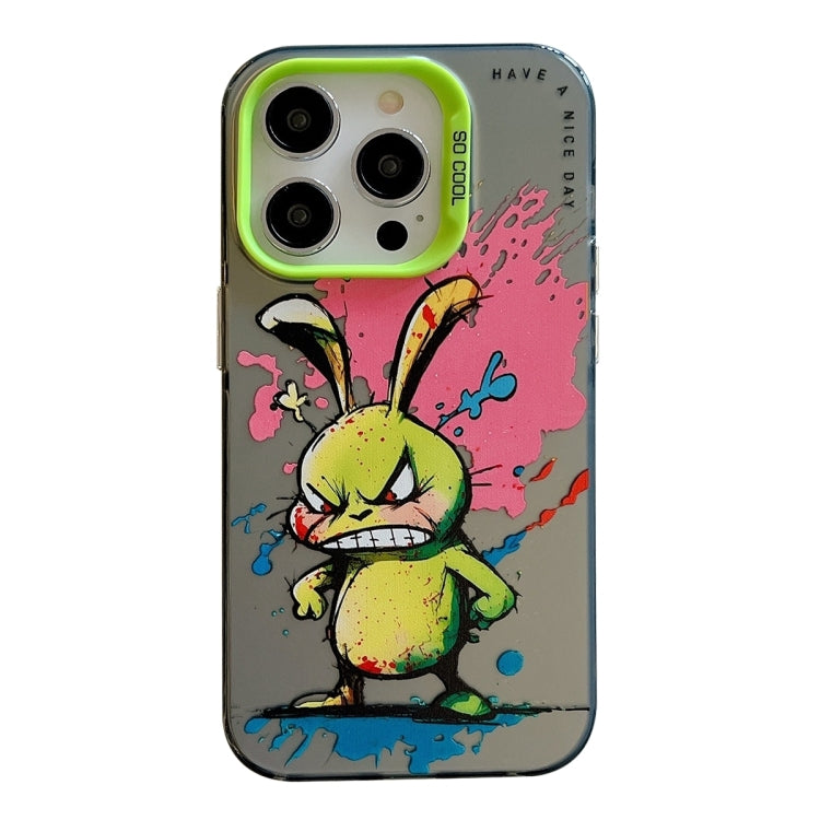 Animal Pattern Oil Painting Series PC + TPU Phone Case, For iPhone 16 Pro Max, For iPhone 16 Pro�...