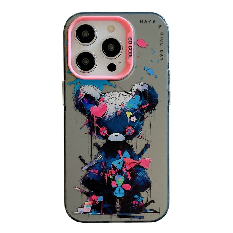 Animal Pattern Oil Painting Series PC + TPU Phone Case, For iPhone 16 Pro Max, For iPhone 16 Pro�...