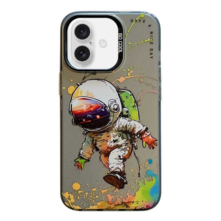 Animal Pattern Oil Painting Series PC + TPU Phone Case, For iPhone 16 Pro Max, For iPhone 16 Pro�...