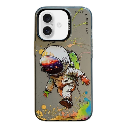 Animal Pattern Oil Painting Series PC + TPU Phone Case, For iPhone 16 Pro Max, For iPhone 16 Pro�...
