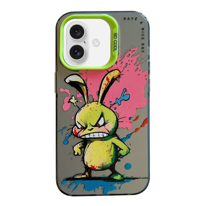 Animal Pattern Oil Painting Series PC + TPU Phone Case, For iPhone 16 Pro Max, For iPhone 16 Pro�...