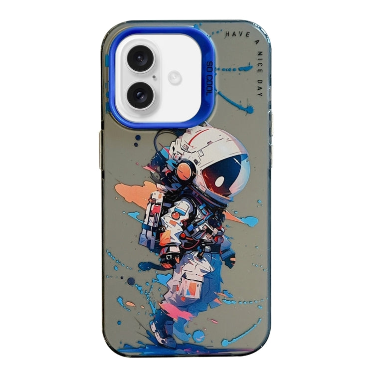 Animal Pattern Oil Painting Series PC + TPU Phone Case, For iPhone 16 Pro Max, For iPhone 16 Pro�...