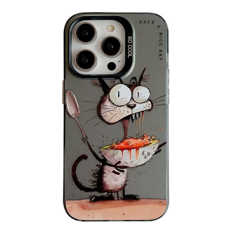 Animal Pattern Oil Painting Series PC + TPU Phone Case