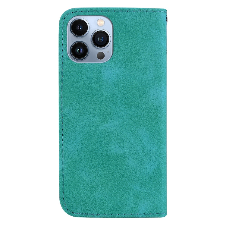 Seven-shaped Embossed Leather Phone Case