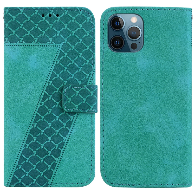 Seven-shaped Embossed Leather Phone Case