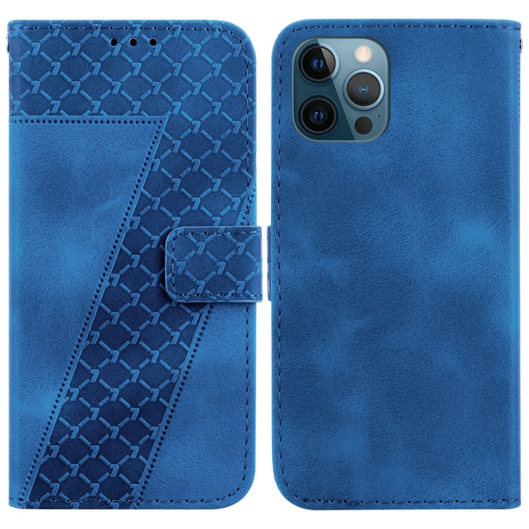 Seven-shaped Embossed Leather Phone Case