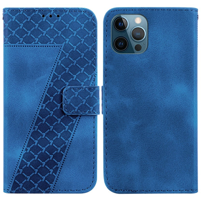 Seven-shaped Embossed Leather Phone Case