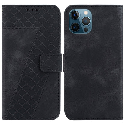 Seven-shaped Embossed Leather Phone Case