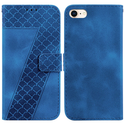 Seven-shaped Embossed Leather Phone Case