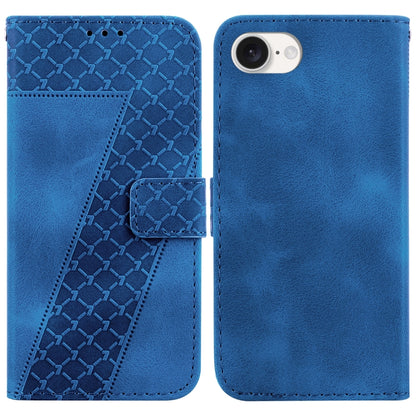Seven-shaped Embossed Leather Phone Case