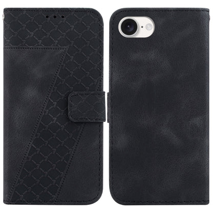 Seven-shaped Embossed Leather Phone Case