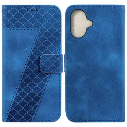 Seven-shaped Embossed Leather Phone Case