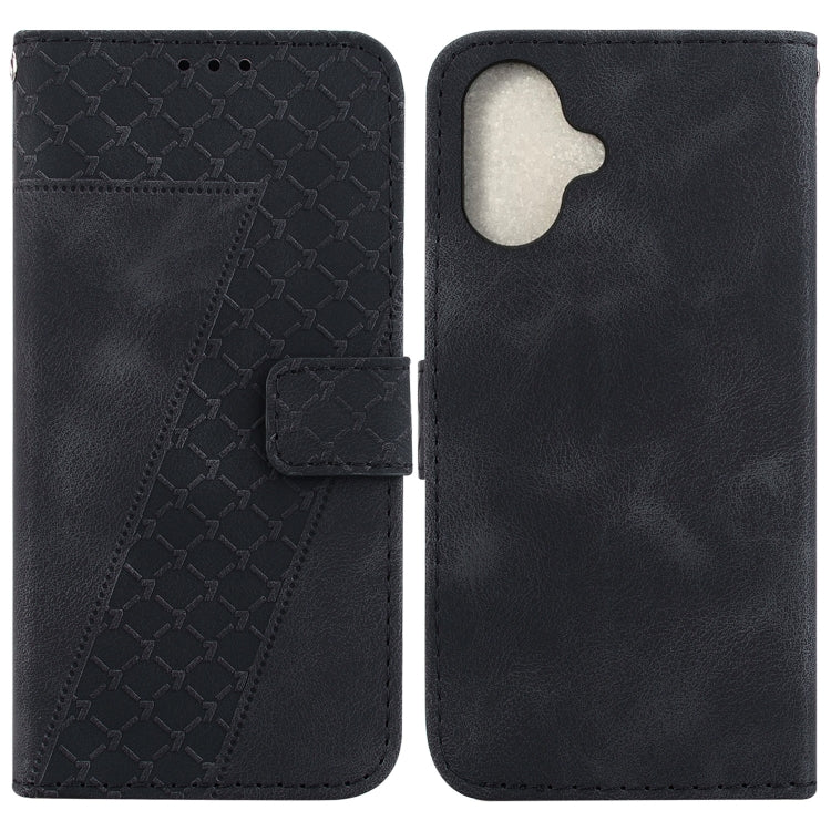 Seven-shaped Embossed Leather Phone Case