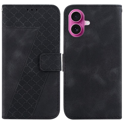 Seven-shaped Embossed Leather Phone Case