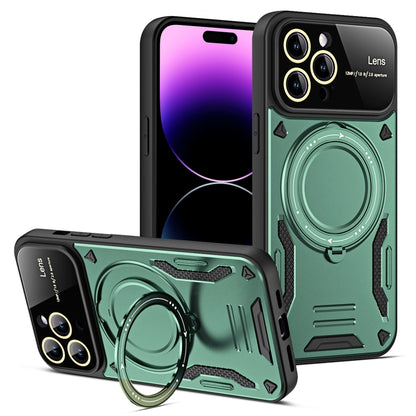 Large Window MagSafe Holder Phone Case, For iPhone 16 Pro Max, For iPhone 16 Pro, For iPhone 16 P...
