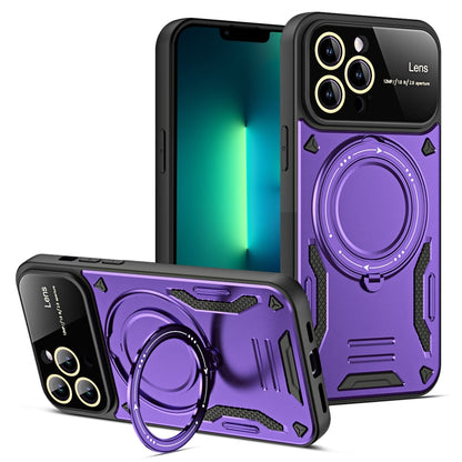 Large Window MagSafe Holder Phone Case, For iPhone 16 Pro Max, For iPhone 16 Pro, For iPhone 16 P...