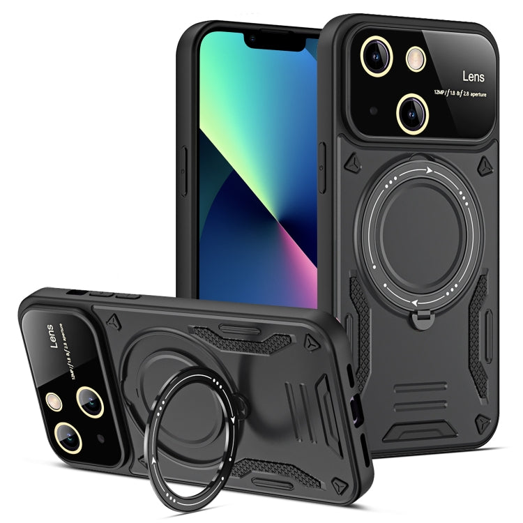 Large Window MagSafe Holder Phone Case, For iPhone 16 Pro Max, For iPhone 16 Pro, For iPhone 16 P...