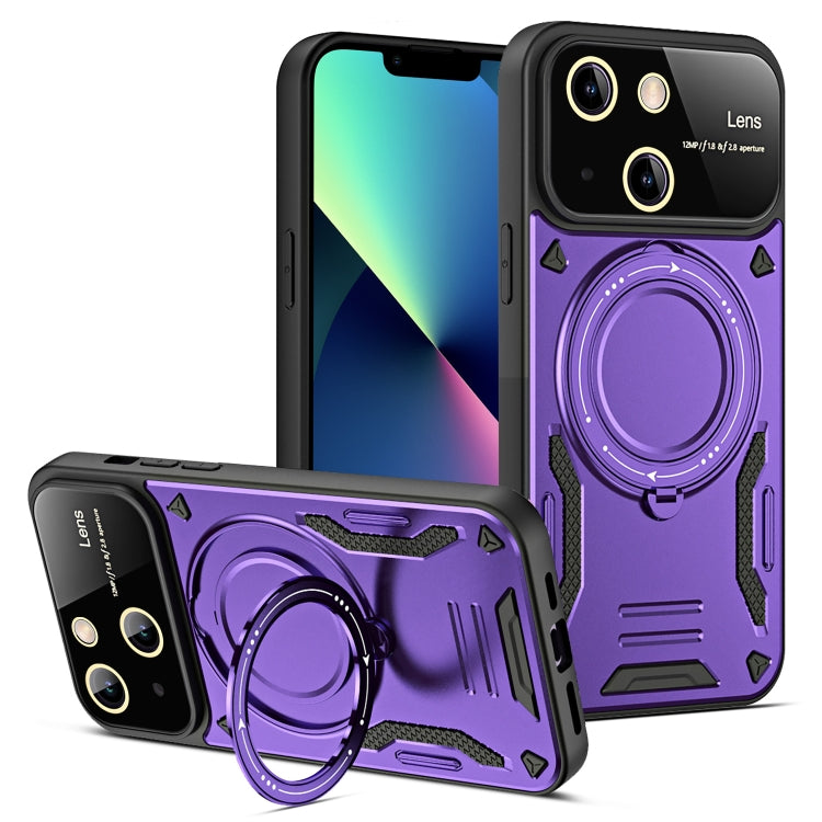 Large Window MagSafe Holder Phone Case, For iPhone 16 Pro Max, For iPhone 16 Pro, For iPhone 16 P...