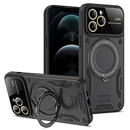 Large Window MagSafe Holder Phone Case, For iPhone 12 Pro Max, For iPhone 12 Pro�����������������...