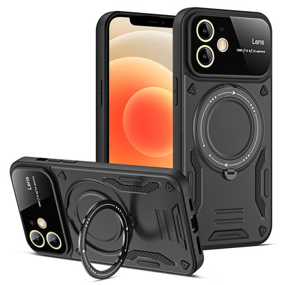 Large Window MagSafe Holder Phone Case, For iPhone 16 Pro Max, For iPhone 16 Pro, For iPhone 16 P...