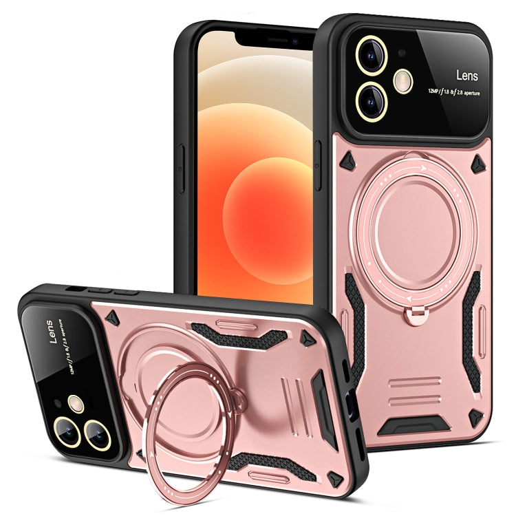 Large Window MagSafe Holder Phone Case, For iPhone 16 Pro Max, For iPhone 16 Pro, For iPhone 16 P...