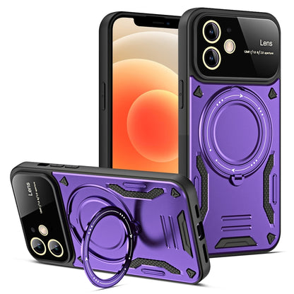Large Window MagSafe Holder Phone Case, For iPhone 16 Pro Max, For iPhone 16 Pro, For iPhone 16 P...