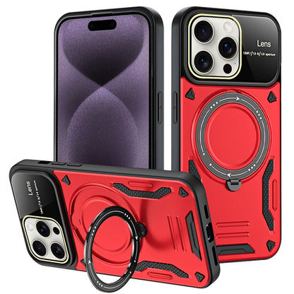 Large Window MagSafe Holder Phone Case, For iPhone 16 Pro Max, For iPhone 16 Pro, For iPhone 16 P...