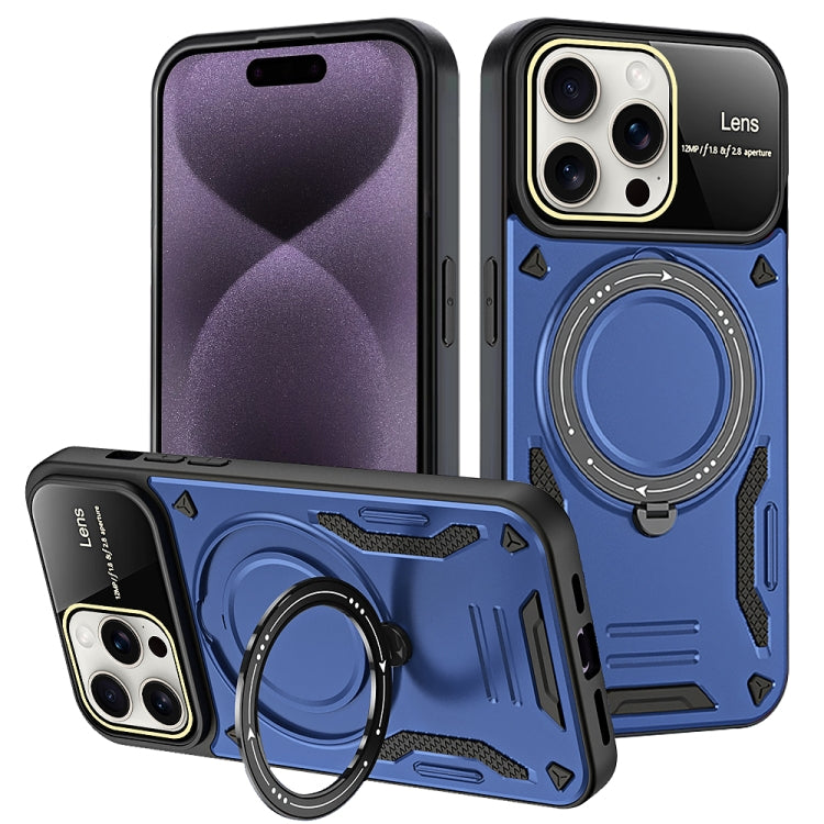 Large Window MagSafe Holder Phone Case, For iPhone 16 Pro Max, For iPhone 16 Pro, For iPhone 16 P...