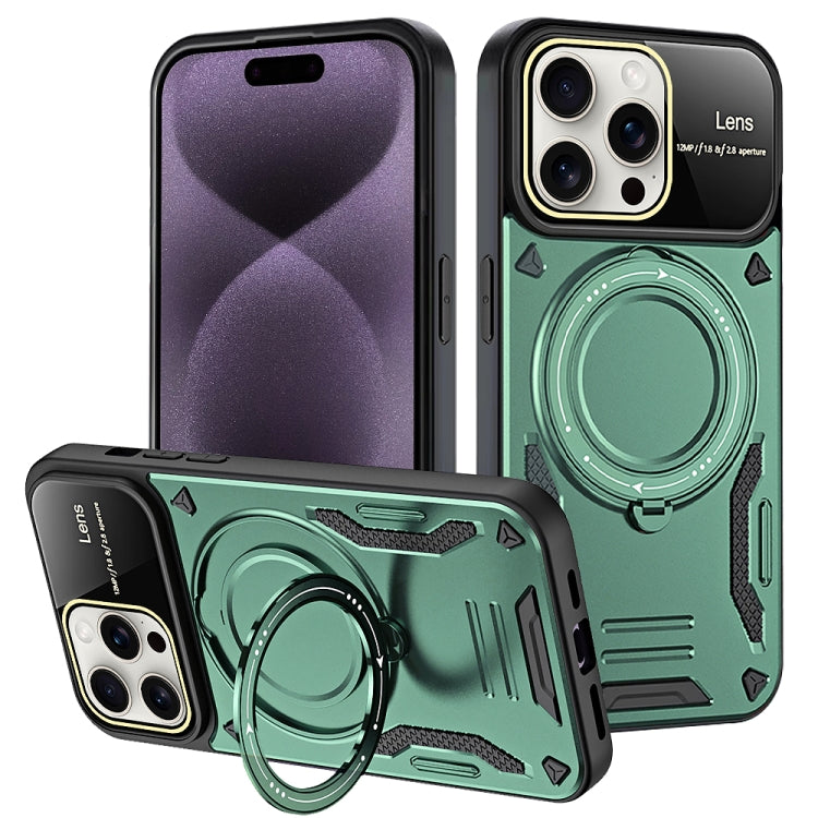 Large Window MagSafe Holder Phone Case, For iPhone 16 Pro Max, For iPhone 16 Pro, For iPhone 16 P...