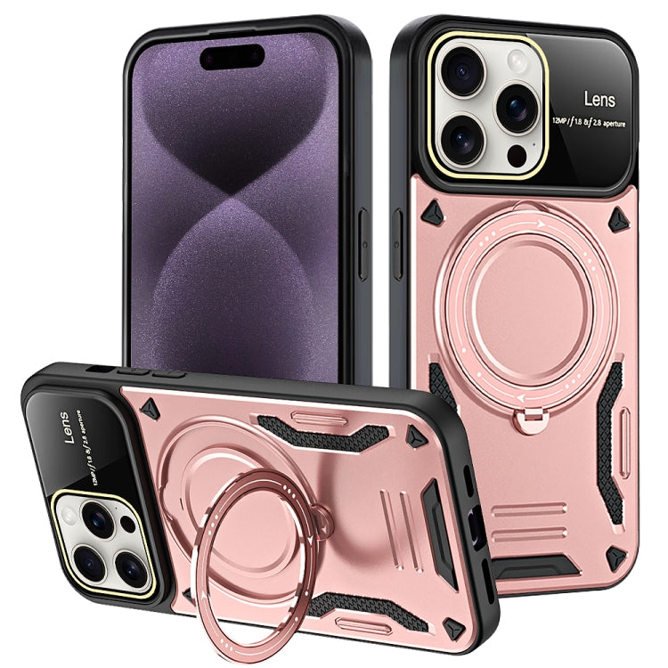 Large Window MagSafe Holder Phone Case, For iPhone 16 Pro Max, For iPhone 16 Pro, For iPhone 16 P...