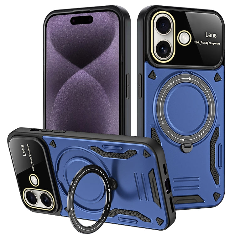 Large Window MagSafe Holder Phone Case, For iPhone 16 Pro Max, For iPhone 16 Pro, For iPhone 16 P...