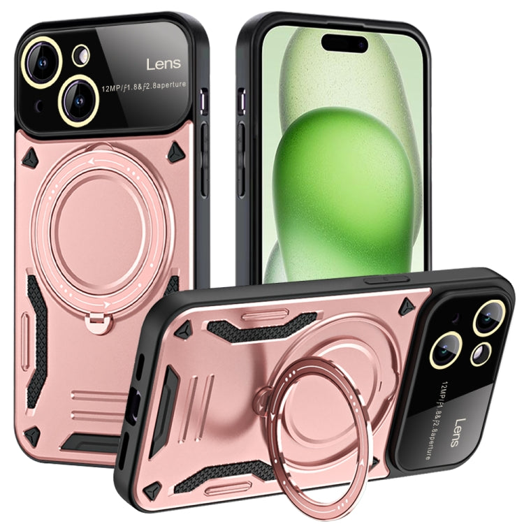 Large Window MagSafe Holder Phone Case, For iPhone 16 Pro Max, For iPhone 16 Pro, For iPhone 16 P...