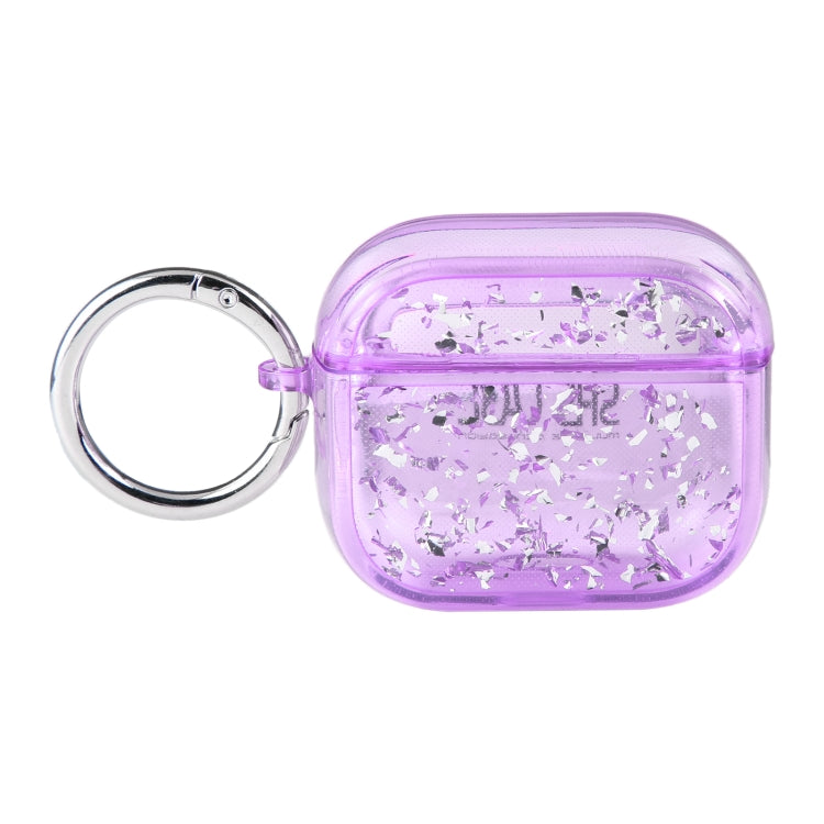 Silver Foil Epoxy Bluetooth Earphone Protective Case, For AirPods Pro 2, For AirPods 3�����������...