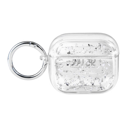 Silver Foil Epoxy Bluetooth Earphone Protective Case, For AirPods Pro 2, For AirPods 3�����������...