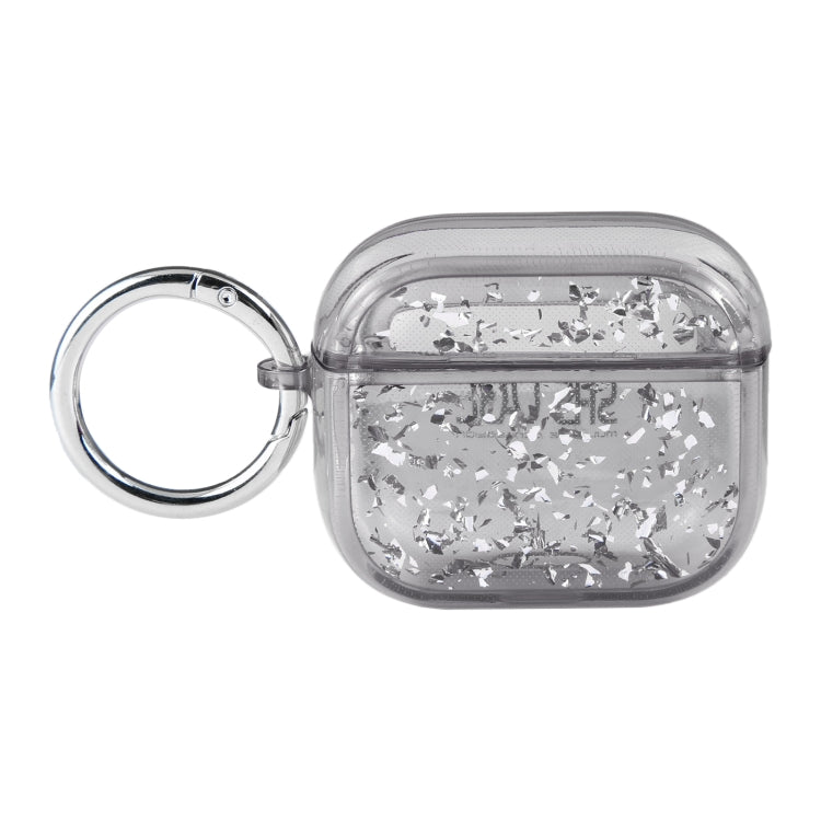 Silver Foil Epoxy Bluetooth Earphone Protective Case, For AirPods Pro 2, For AirPods 3�����������...