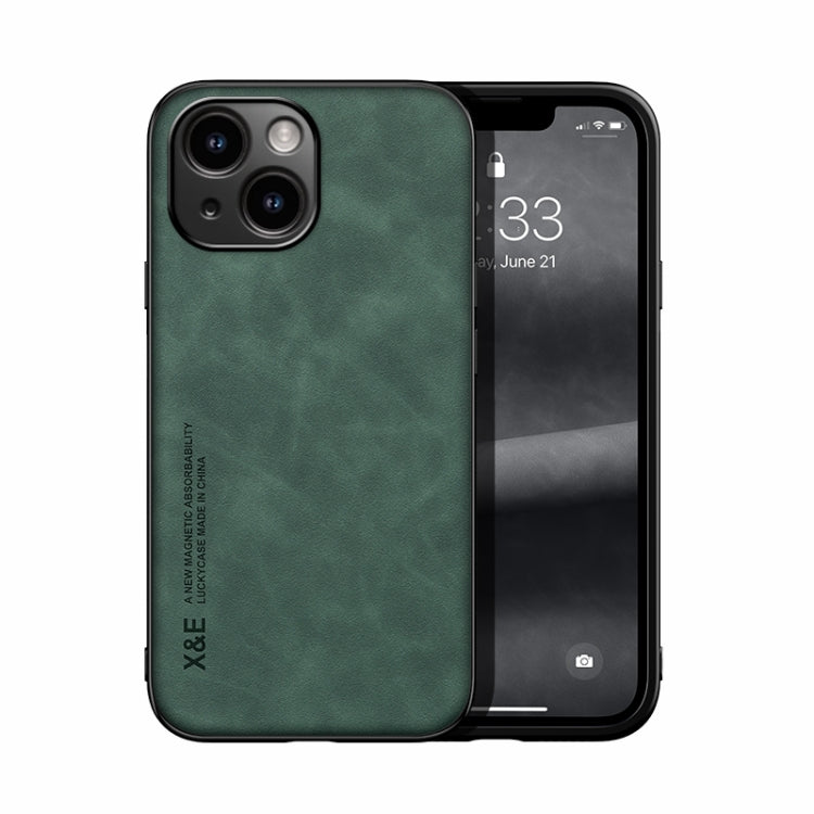 Skin Feel Magnetic Leather Back Phone Case, For iPhone 16e, For iPhone 16 Pro Max, For iPhone 16 ...