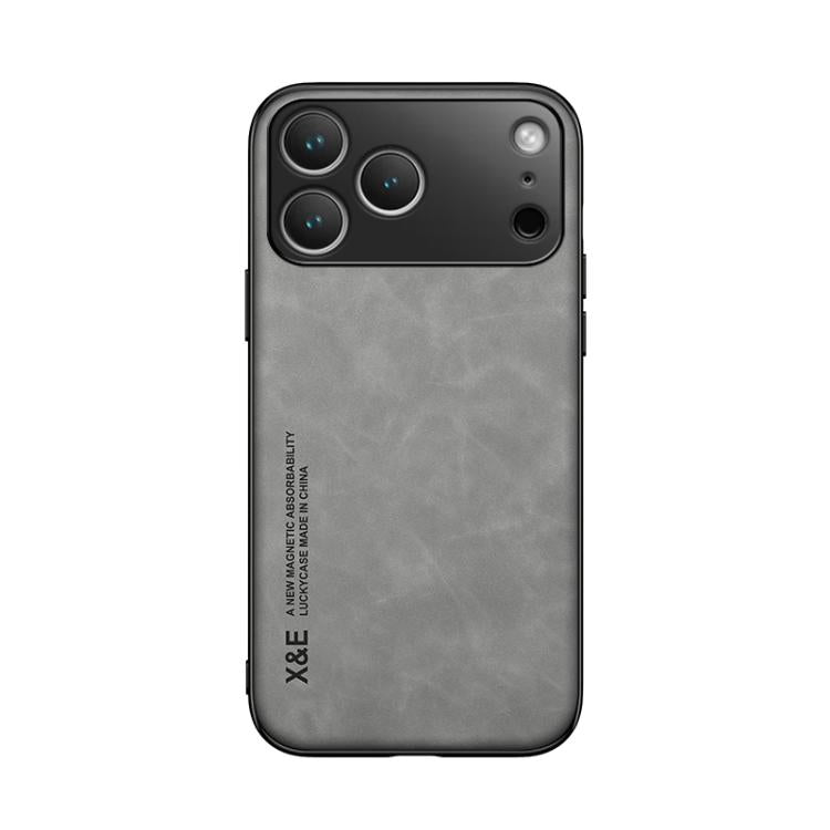 Skin Feel Magnetic Leather Back Phone Case