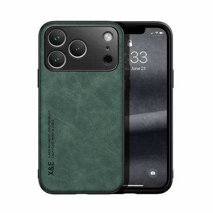 Skin Feel Magnetic Leather Back Phone Case