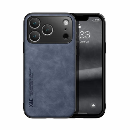 Skin Feel Magnetic Leather Back Phone Case